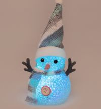 Игрушка световая "Снеговик новогодний"